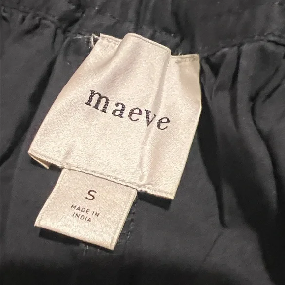 Maeve eyelet Navy Blue Embroidered culottes size S - Picture 6 of 6